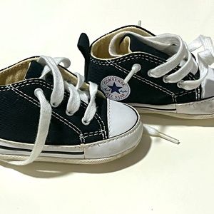 Baby Converse Crib Shoes Sz 1